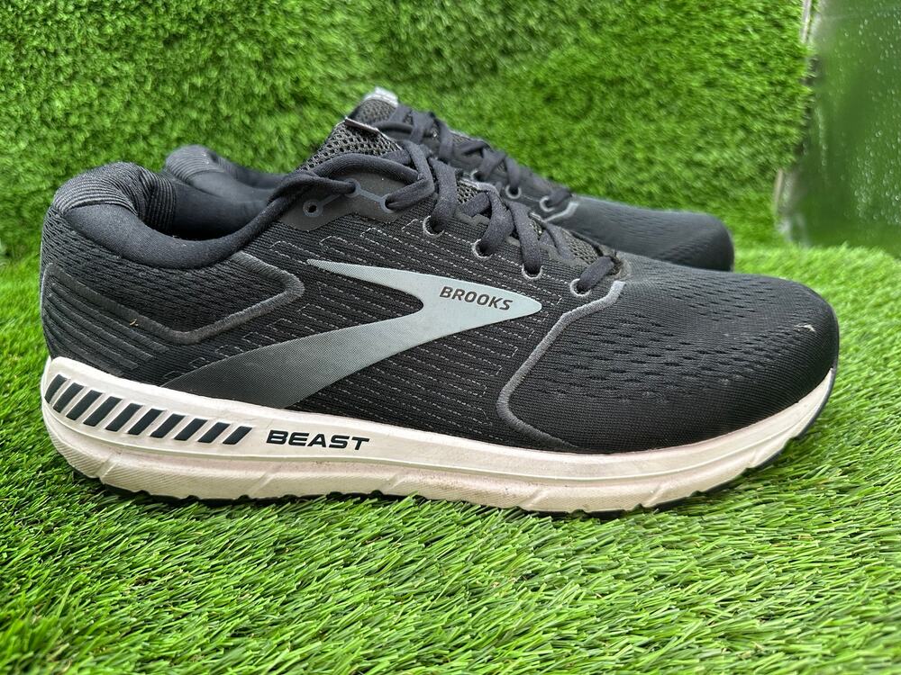 Brooks Beast 20 1103272E051 Athletic Sneaker Men's 14 Black Mesh Sports Running